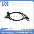 2 in 1 USB 2.0 A TO USB Mini 5 Pin B Stecker Kabel für Kamera MP3 MP4 TELEFON